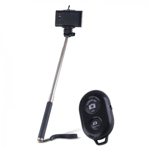 Teleskopinė asmenukių Selfie lazda Bluetooth